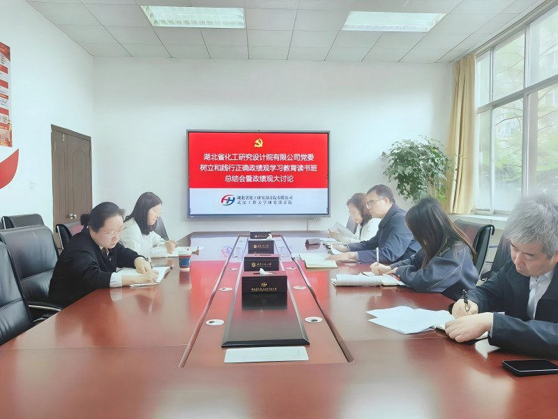 公司领导班子举办树立和践行正确政绩观学习教育读书班总结会暨政绩观大讨论